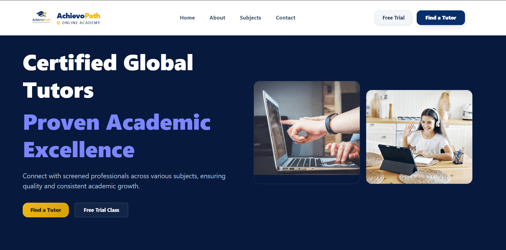AchievoPath - Online Academic Platform